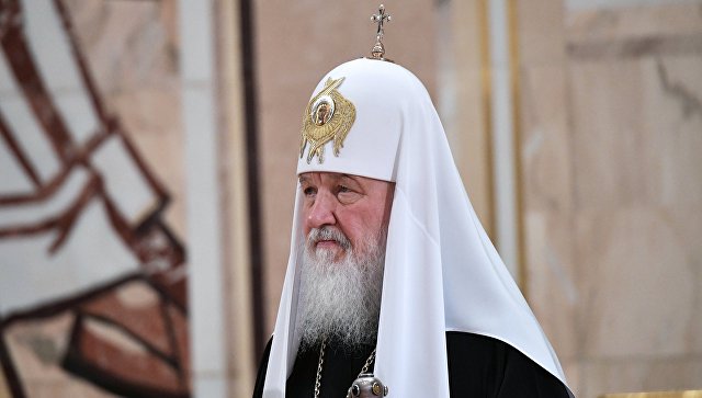 Патриарх Московский и всея Руси Кирилл на заседании Архиерейского собора Русской православной церкви