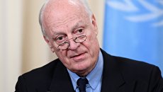 Специальный представитель Генерального секретаря ООН по Сирии Стаффан де Мистура. Архивное фото Специальный представитель Генерального секретаря ООН по Сирии Стаффан де Мистура. Архивное фото
