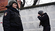 Оцепление полиции на Иловайской улице. Архивное фото Оцепление полиции на Иловайской улице. Архивное фото
