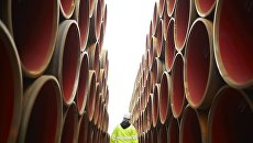 Трубы для газопровода Северный поток ‑ 2. Архивное фото Трубы для газопровода Северный поток ‑ 2. Архивное фото