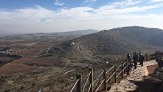 Вид на Сирию с контролируемой Израилем части Голанских высот. Архивное фото Вид на Сирию с контролируемой Израилем части Голанских высот. Архивное фото