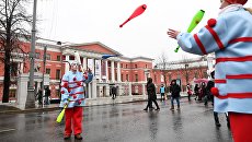 Участники анимационной программы на фестивале Путешествие в Рождество. Архивное фото Участники анимационной программы на фестивале Путешествие в Рождество. Архивное фото