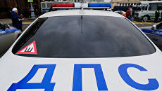 Автомобиль дорожно-патрульной службы. Архивное фото Автомобиль дорожно-патрульной службы. Архивное фото