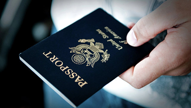 Паспорт гражданина США. Архивное