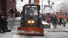 Снег в Москве Снег в Москве