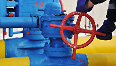 Вентиль на трубопроводе газораспределительной станции Нежухив в Стрыйском районе Львовской области. Архивное фото Вентиль на трубопроводе газораспределительной станции Нежухив в Стрыйском районе Львовской области. Архивное фото