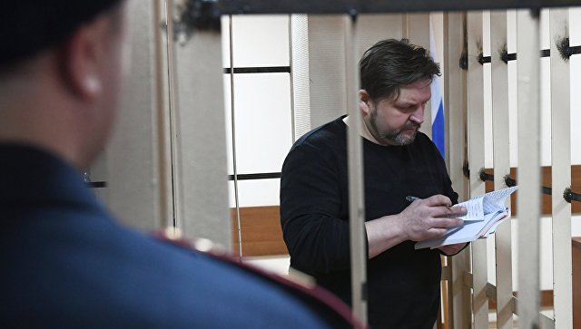 Экс-губернатор Кировской области Никита Белых, обвиняемый во взяточничестве, в Пресненском суде Москвы. 26 января 2018