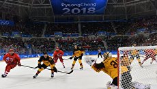 Игровой момент матча Германия - Россия Игровой момент матча Германия - Россия