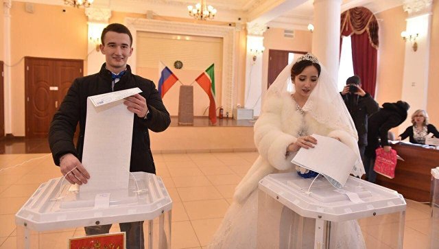 Молодая пара из Зеленодольска республики Татарстан
