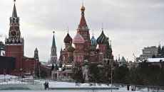 Храм Покрова Пресвятой Богородицы на Рву (храм Василия Блаженного) в Москве. Архивное фото Храм Покрова Пресвятой Богородицы на Рву (храм Василия Блаженного) в Москве. Архивное фото