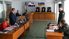 Заседание Оболонского суда Киева по делу бывшего президента Украины Виктора Януковича. Архивное фото Заседание Оболонского суда Киева по делу бывшего президента Украины Виктора Януковича. Архивное фото