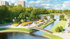 Проектное решение парка в пойме реки Битцы Проектное решение парка в пойме реки Битцы