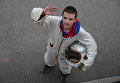 Артековец лагеря Морской Сергей Мезенцев в костюме космонавта Артековец лагеря Морской Сергей Мезенцев в костюме космонавта