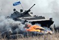 Экипаж БМП-2 во время финального этапа соревнований Суворовский натиск в Челябинской области Экипаж БМП-2 во время финального этапа соревнований Суворовский натиск в Челябинской области