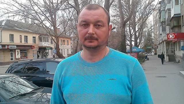 Капитан судна Норд Владимир Горбенко в Херсоне