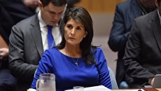 Постпред США при ООН Никки Хейли. Архивное фото Постпред США при ООН Никки Хейли. Архивное фото