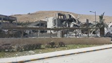 Исследовательский центр в Сирии, разрушенный в результате авиаударов коалиции. Архивное фото Исследовательский центр в Сирии, разрушенный в результате авиаударов коалиции. Архивное фото