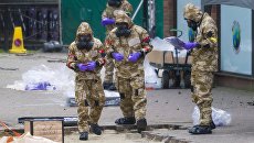 Очистка связанных с отравлением Сергея Скрипаля и его дочери мест в Солсбери. 25 апреля 2018 Очистка связанных с отравлением Сергея Скрипаля и его дочери мест в Солсбери. 25 апреля 2018
