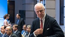 Специальный посланник генерального секретаря ООН по Сирии Стаффан де Мистура. Архивное фото Специальный посланник генерального секретаря ООН по Сирии Стаффан де Мистура. Архивное фото
