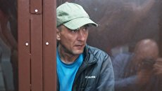 Подозреваемый в порче картины Ильи Репина Ивана Грозного и его сына в Третьяковской галерее Игорь Подпорин на заседании Замоскворецкого районного суда Москвы. 26 мая 2018 Подозреваемый в порче картины Ильи Репина Ивана Грозного и его сына в Третьяковской галерее Игорь Подпорин на заседании Замоскворецкого районного суда Москвы. 26 мая 2018