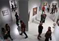 Посетители на выставке Импрессионизм в авангарде в Музее русского импрессионизма в Москве Посетители на выставке Импрессионизм в авангарде в Музее русского импрессионизма в Москве