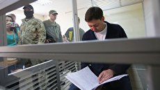 Кирилл Вышинский во время рассмотрения апелляции на арест в Херсонском суде. Архивное фото Кирилл Вышинский во время рассмотрения апелляции на арест в Херсонском суде. Архивное фото