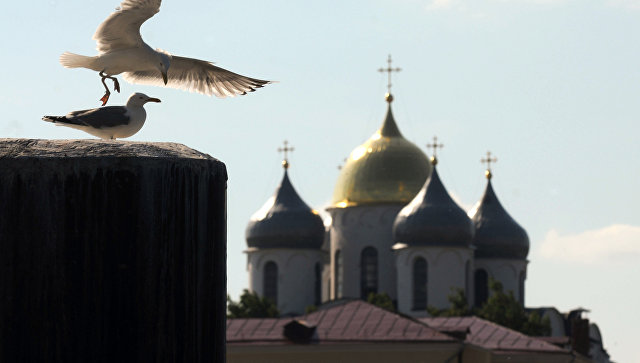 Купола православного храма. Архивное фото