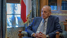 Спикер парламента Ливана Набих Берри. Архивное фото Спикер парламента Ливана Набих Берри. Архивное фото