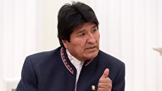 Президент Боливии Эво Моралес. Архивное фото Президент Боливии Эво Моралес. Архивное фото