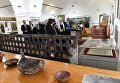 Патриарх Московский и Всея Руси Кирилл в музее Ферапонтова Белозерского монастыря в рамках Первосвятительского визита в Вологодскую митрополию Патриарх Московский и Всея Руси Кирилл в музее Ферапонтова Белозерского монастыря в рамках Первосвятительского визита в Вологодскую митрополию