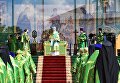 Патриарх Московский и Всея Руси Кирилл во время божественной литургии в праздник в честь вологодских святых на Кремлевской площади, у стен Вологодского кремля и Софийского собора Патриарх Московский и Всея Руси Кирилл во время божественной литургии в праздник в честь вологодских святых на Кремлевской площади, у стен Вологодского кремля и Софийского собора