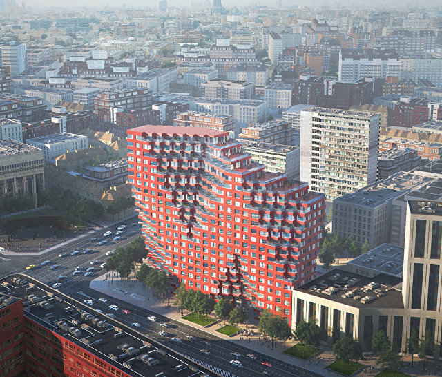 Проект бюро MVRDV Московский силуэт Проект бюро MVRDV Московский силуэт
