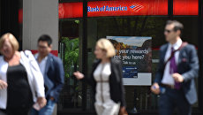 Офис Bank of America в Нью-Йорке. Архивное фото Офис Bank of America в Нью-Йорке. Архивное фото