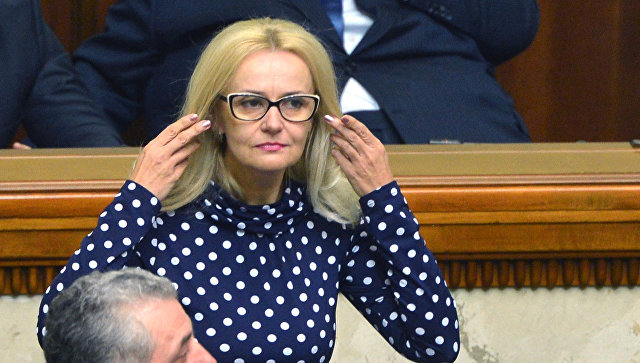 Экс--депутат Верховной рады Украины от фракции Свобода Ирина Фарион