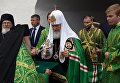 Патриарх Московский и всея Руси Кирилл во время посещения Спасо-Преображенского Валаамского ставропигиального монастыря в день церковного празднования памяти преподобных Сергия и Германа Патриарх Московский и всея Руси Кирилл во время посещения Спасо-Преображенского Валаамского ставропигиального монастыря в день церковного празднования памяти преподобных Сергия и Германа