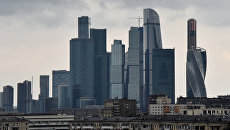 Небоскребы делового центра Москва-сити. Архивное фото Небоскребы делового центра Москва-сити. Архивное фото