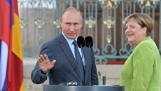 Рабочий визит президента РФ В. Путина в Германию Рабочий визит президента РФ В. Путина в Германию
