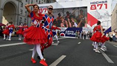 Уличный фестиваль Добрая Москва 871 на Тверской улице в честь Дня города Уличный фестиваль Добрая Москва 871 на Тверской улице в честь Дня города