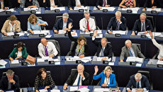 Члены Европарламента голосуют за применение дисциплинарных мер к Венгрии из-за нарушения страной европейских норм и принципов верховенства права. 12 сентября 2018 Члены Европарламента голосуют за применение дисциплинарных мер к Венгрии из-за нарушения страной европейских норм и принципов верховенства права. 12 сентября 2018