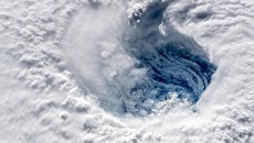 Вид на ураган Флоренс с МКС Вид на ураган Флоренс с МКС