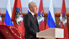 Избранный мэр Москвы Сергей Собянин на церемонии официального вступления в должность Избранный мэр Москвы Сергей Собянин на церемонии официального вступления в должность