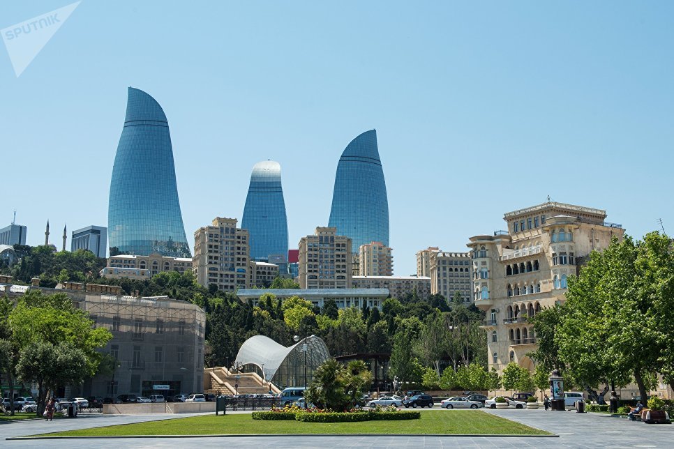 Комплекс «Flame Towers» в Баку.
