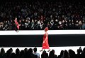Модели демонстрируют одежду из новой коллекции дизайнера Елены Супрун в рамках Mercedes-Benz Fashion Week Russia Модели демонстрируют одежду из новой коллекции дизайнера Елены Супрун в рамках Mercedes-Benz Fashion Week Russia