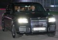 Президент РФ Владимир Путин и президент Арабской Республики Египет Абдель Фаттах ас-Сиси в автомобиле Aurus кортежа президента РФ на трассе Сочи Автодрома. 17 октября 2018 Президент РФ Владимир Путин и президент Арабской Республики Египет Абдель Фаттах ас-Сиси в автомобиле Aurus кортежа президента РФ на трассе Сочи Автодрома. 17 октября 2018