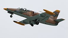 Учебно-боевой самолет Л-39. Архивное фото Учебно-боевой самолет Л-39. Архивное фото