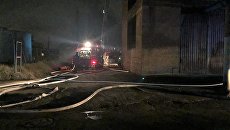 Пожар на заводе Электроцинк во Владикавказе Пожар на заводе Электроцинк во Владикавказе