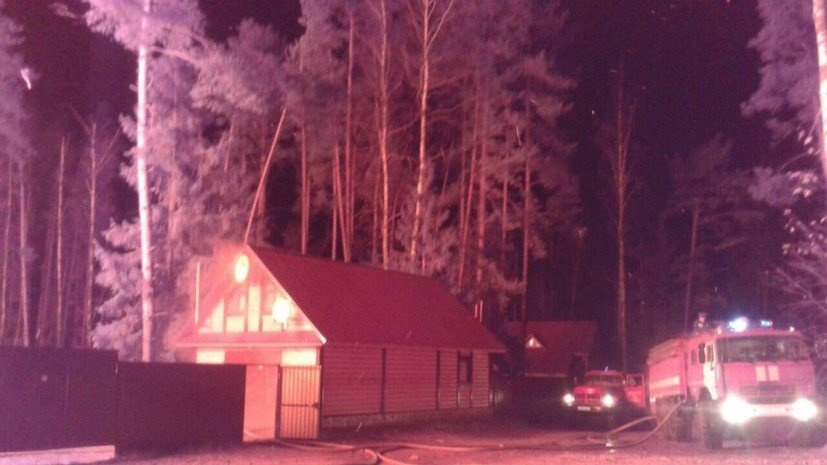 Под Нижним Новгородом потушили пожар на базе отдыха 