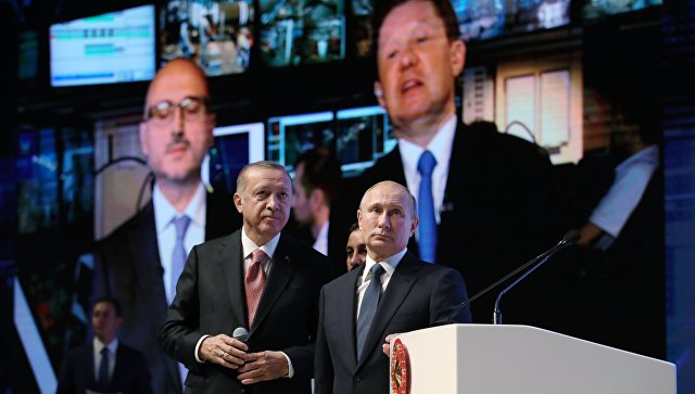 Путин напомнил, кто предложил название проекту "Турецкий поток" 