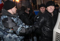 Меры безопасности у Киевского вокзала Меры безопасности у Киевского вокзала