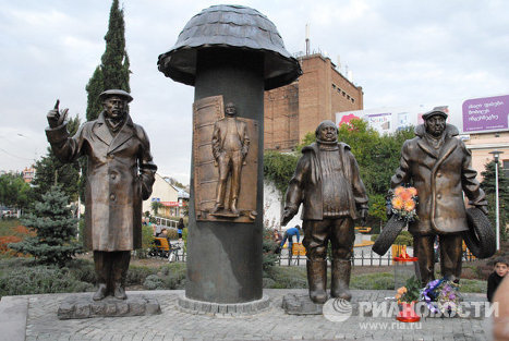 Памятник знаменитой советской комедии «Мимино» Памятник знаменитой советской комедии «Мимино»